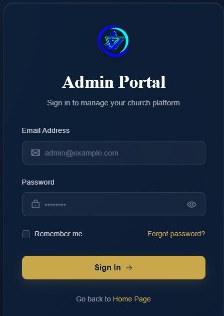 Admin Portal Mockup